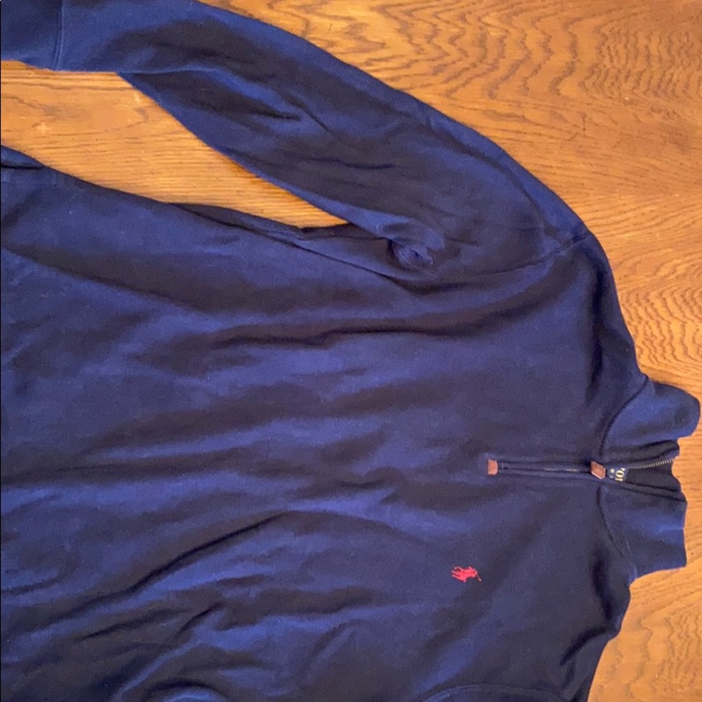 Navy Blue Polo Pull Over - image 2
